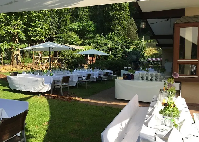 酒店 Restaurant Paradeismuehle 科林根堡阿梅因